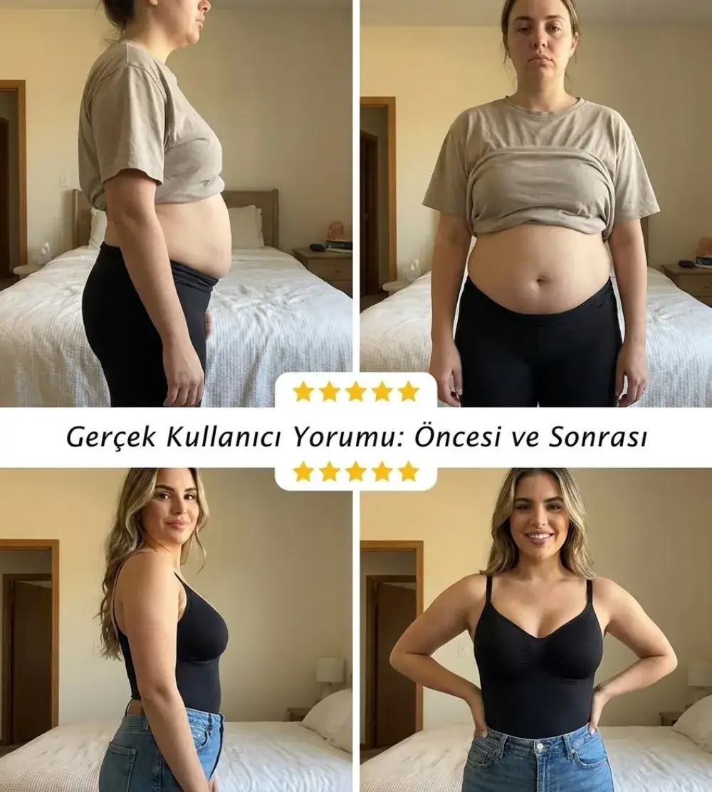 SlimLift Body öncesi sonrası toparlayıcı görünüm